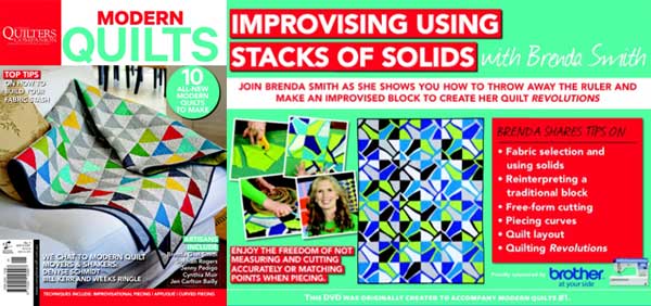 Modern Quilts: Improvising Using Stacks of Solids